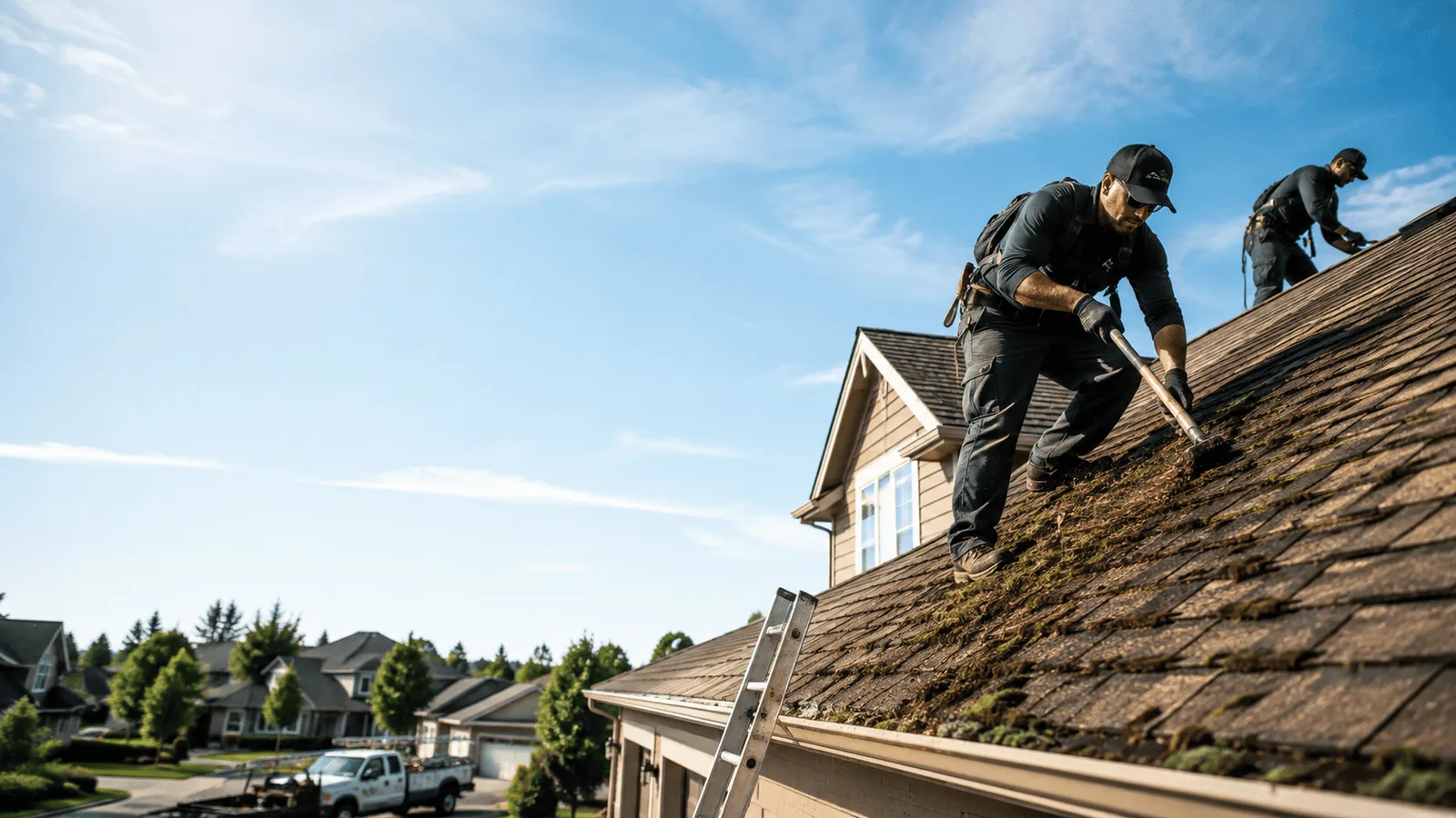 Roof Moss Removal in Blue Point, NY near me